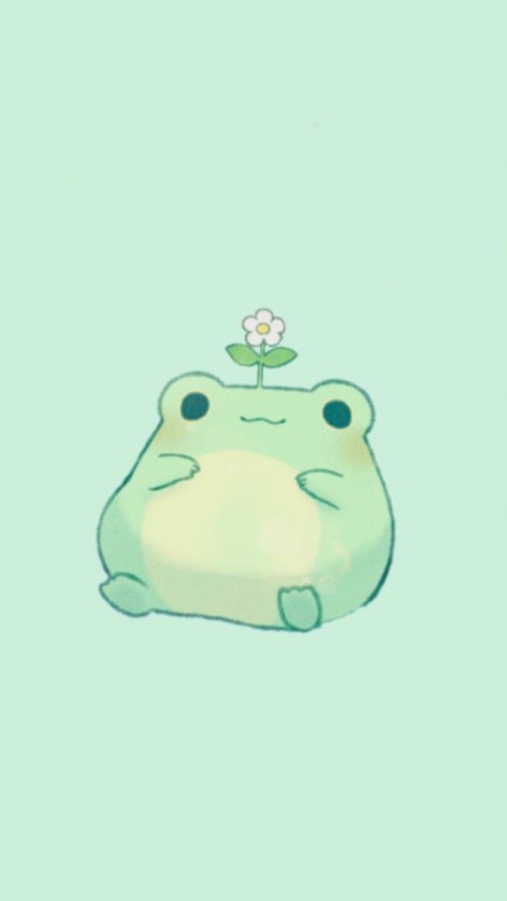 Kawaii Cute Frog Drawing Wallpapers