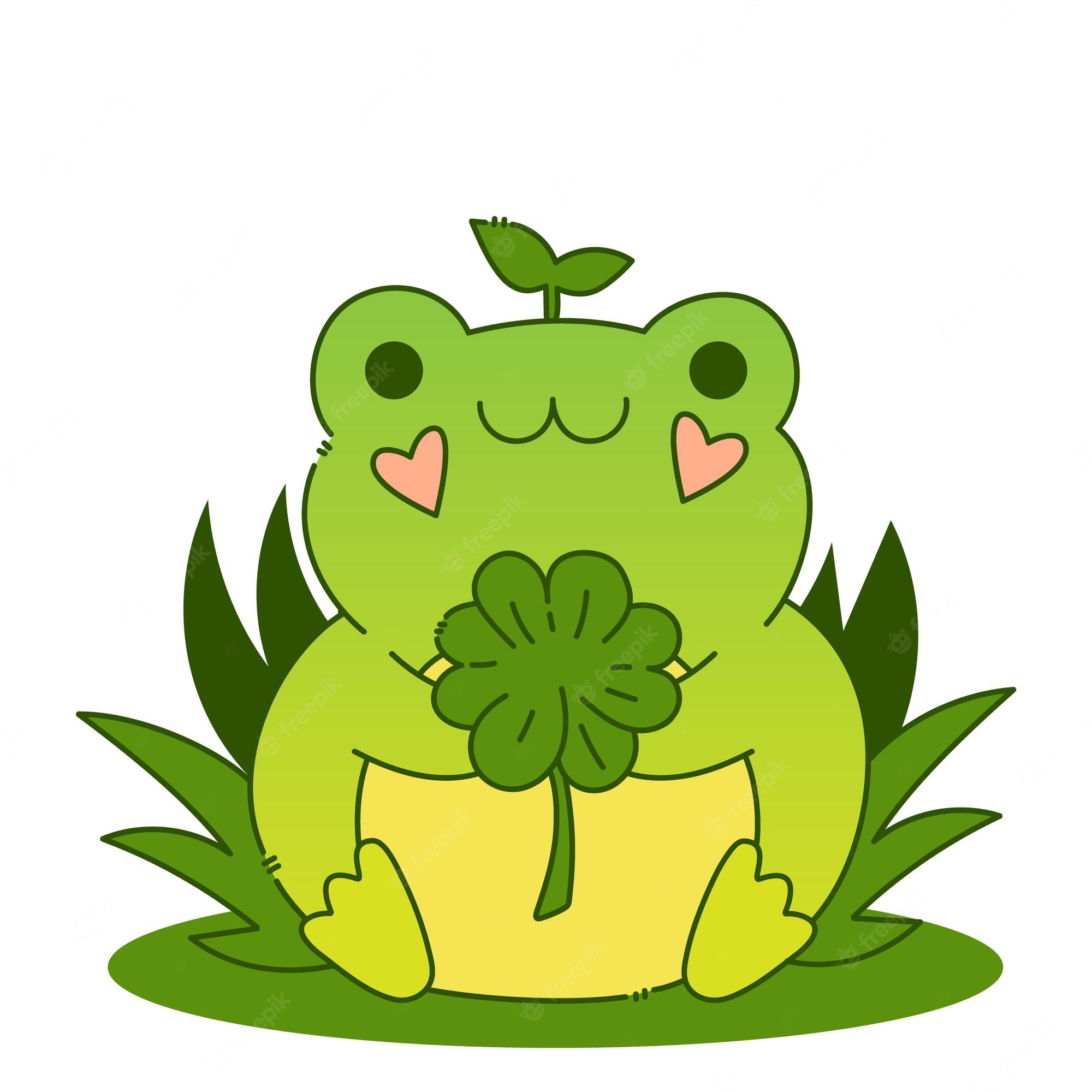 Kawaii Cute Frog Drawing Wallpapers