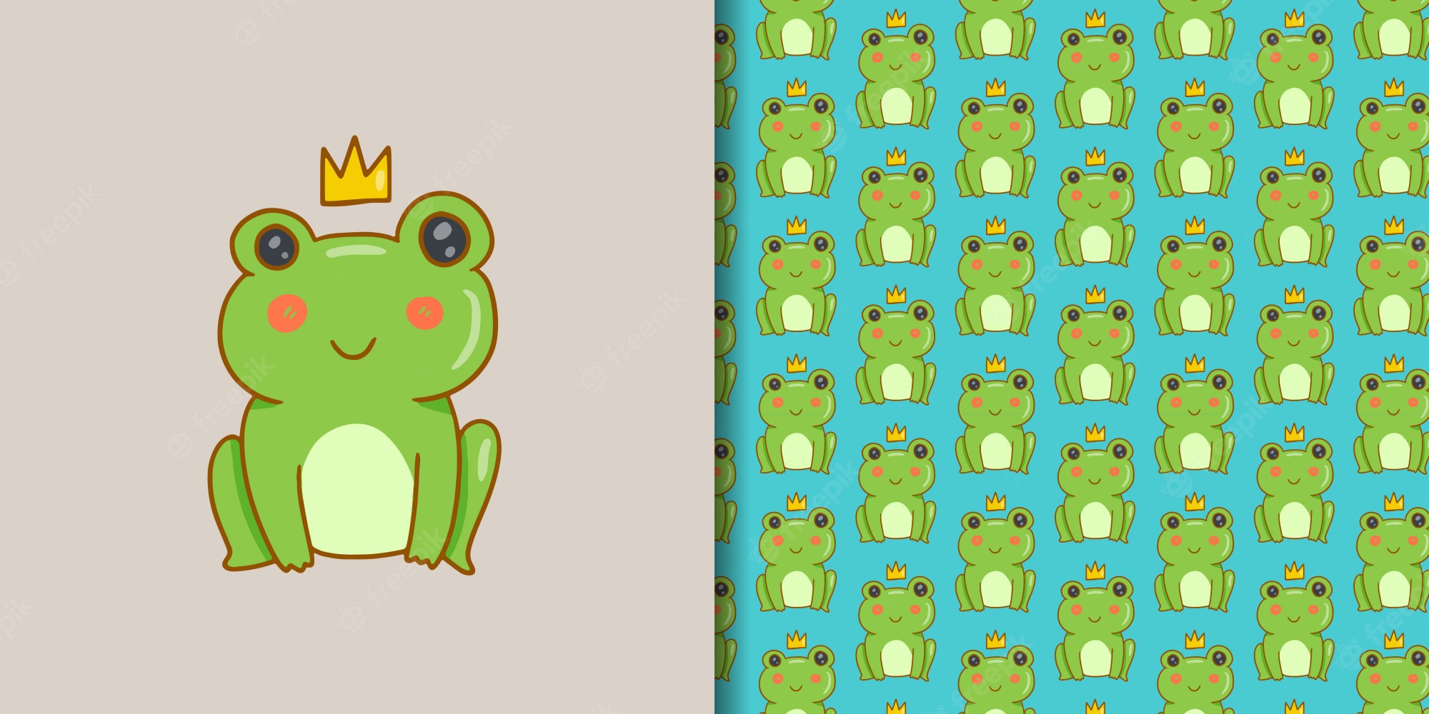 Kawaii Cute Frog Drawing Wallpapers