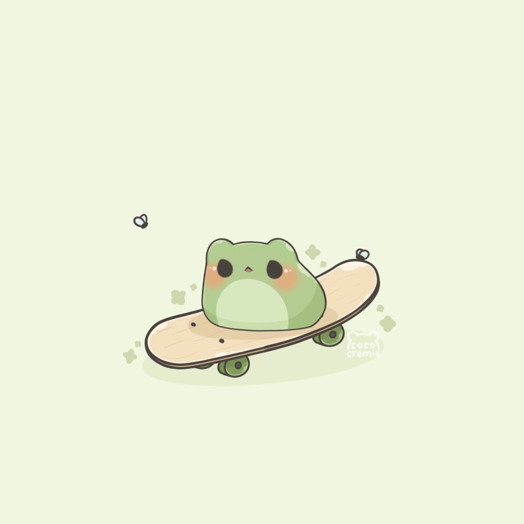 Kawaii Cute Frog Drawing Wallpapers