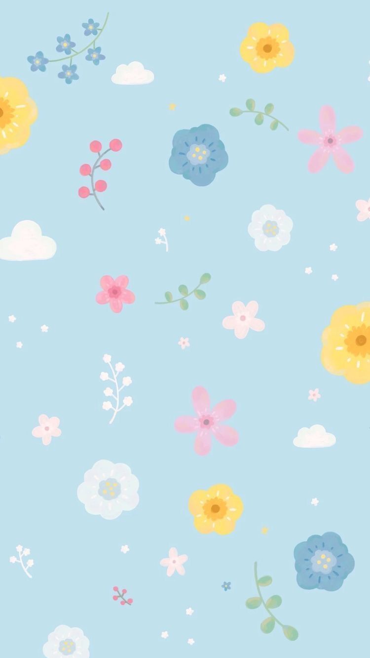 Kawaii Flower Background