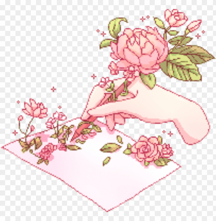 Kawaii Flower Background