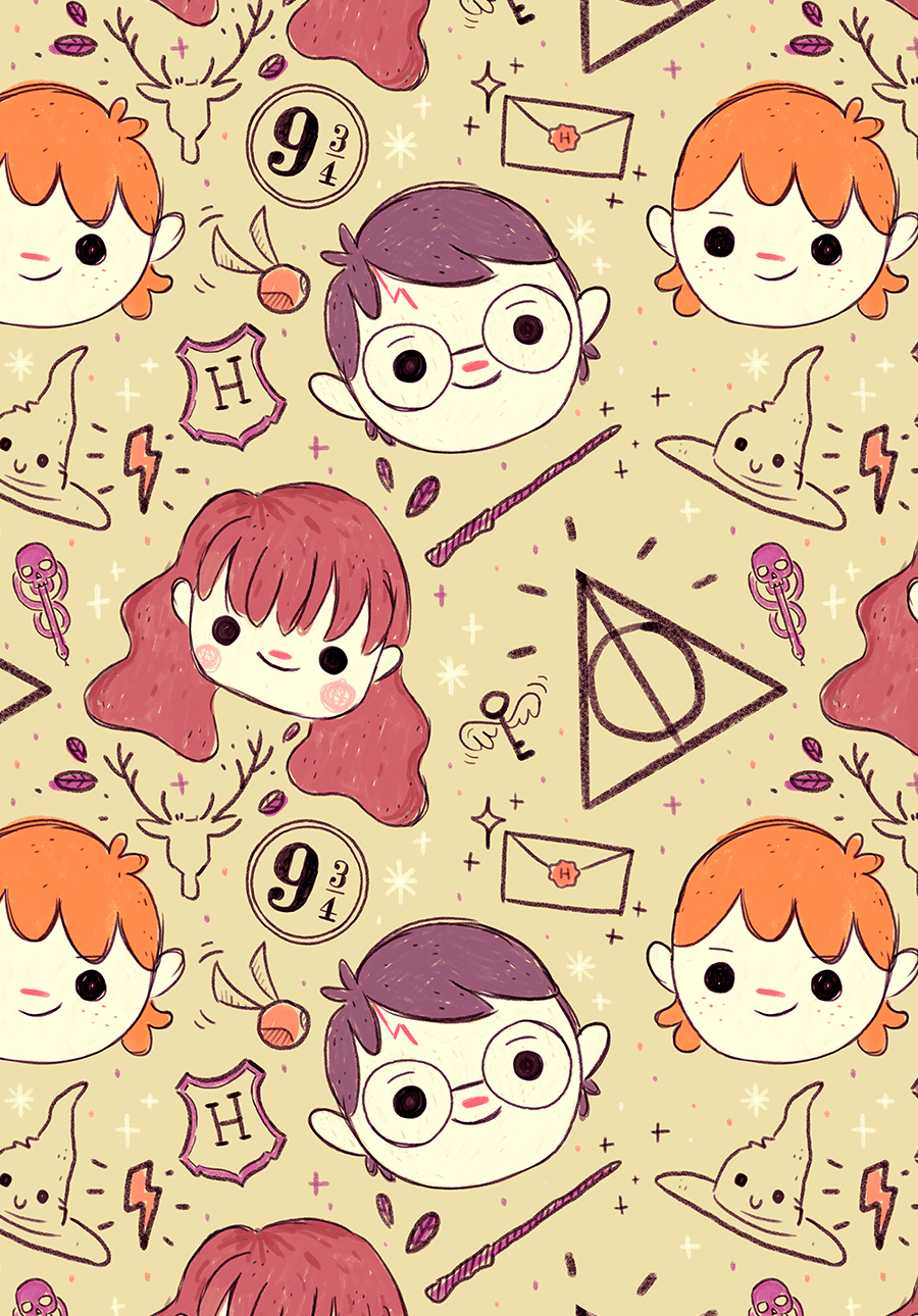 Kawaii Harry Potter Drawings Wallpapers