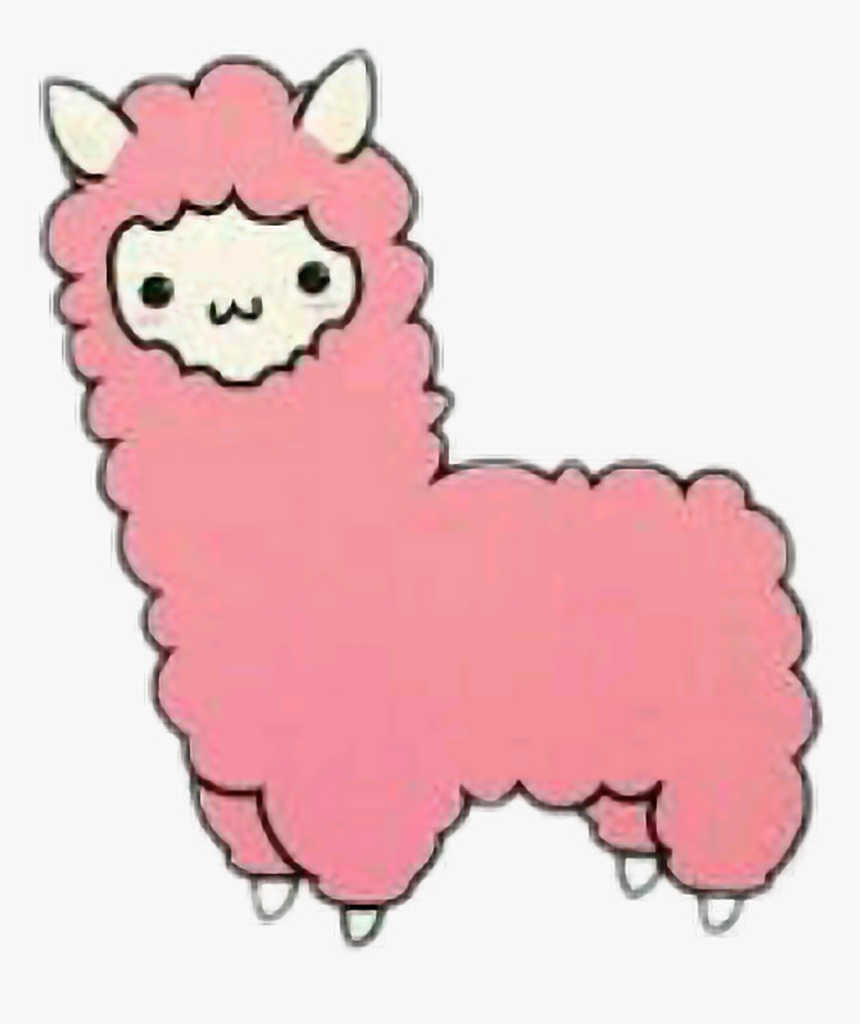 Kawaii Llama Background