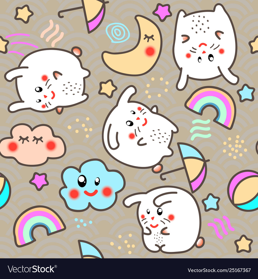 Kawaii Pattern Wallpapers