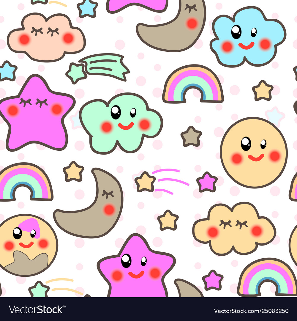 Kawaii Pattern Wallpapers