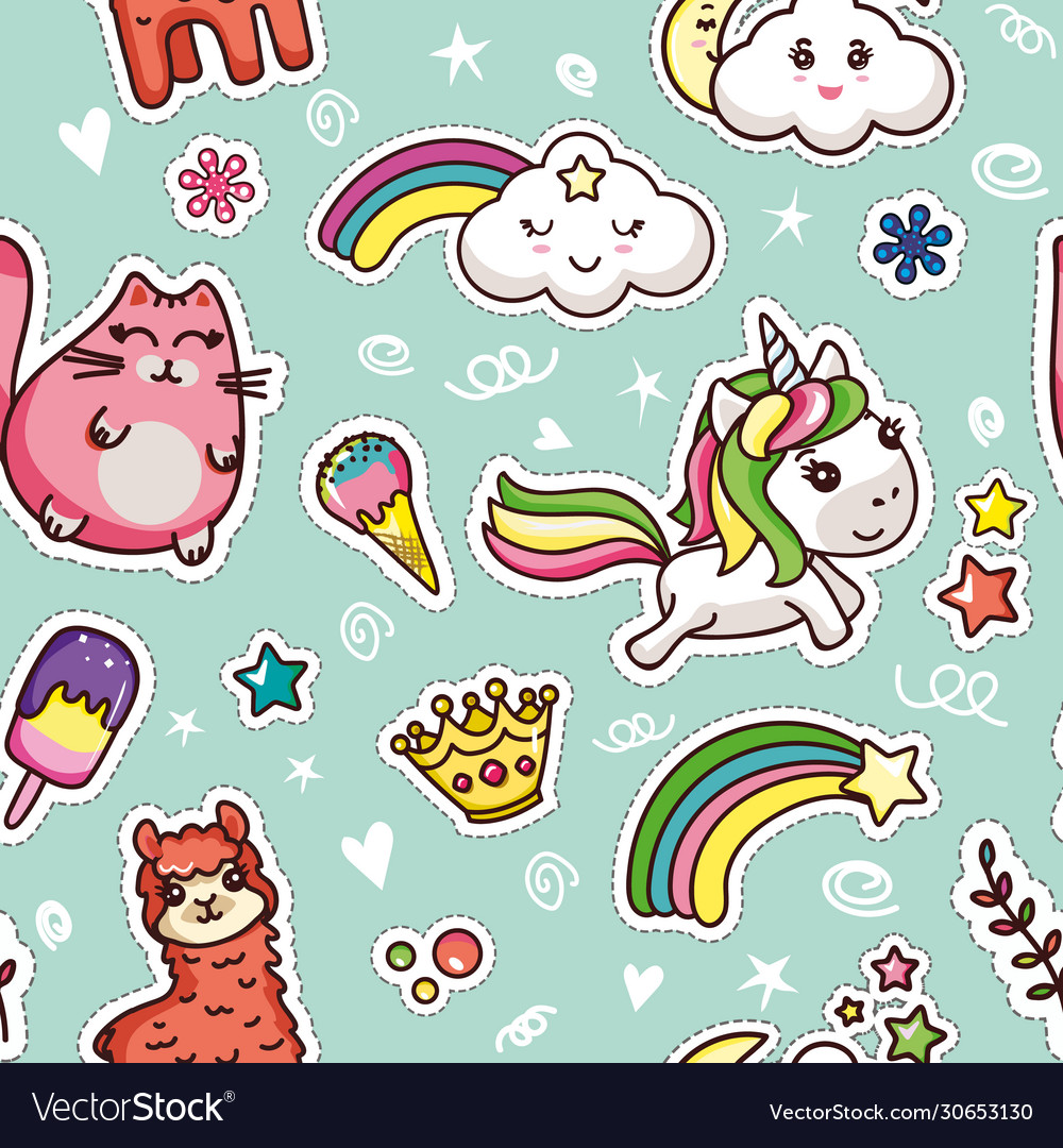 Kawaii Pattern Wallpapers