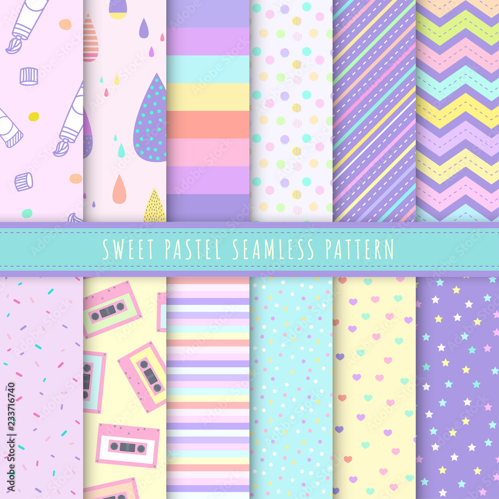 Kawaii Pattern Wallpapers