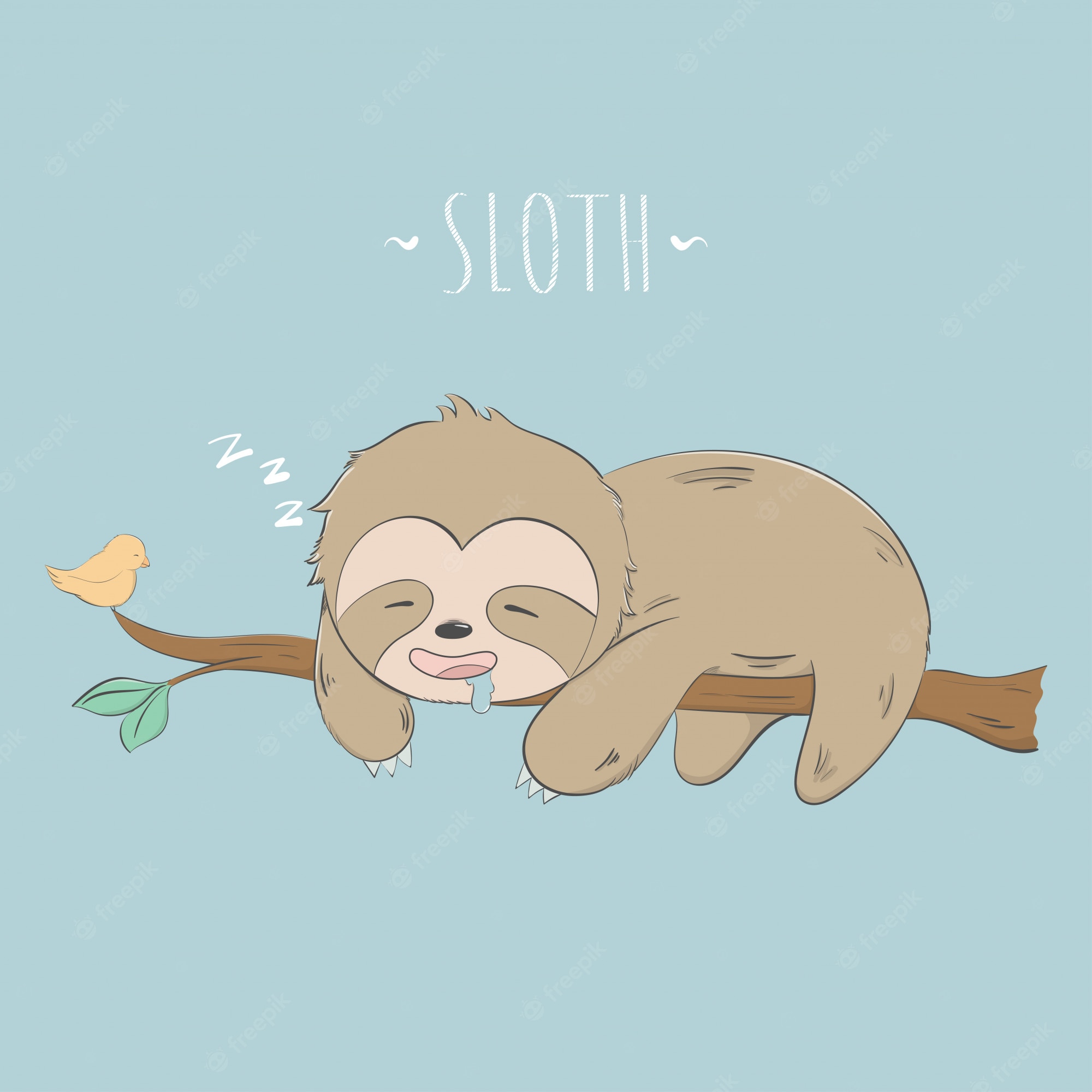 Kawaii Sloth Wallpapers