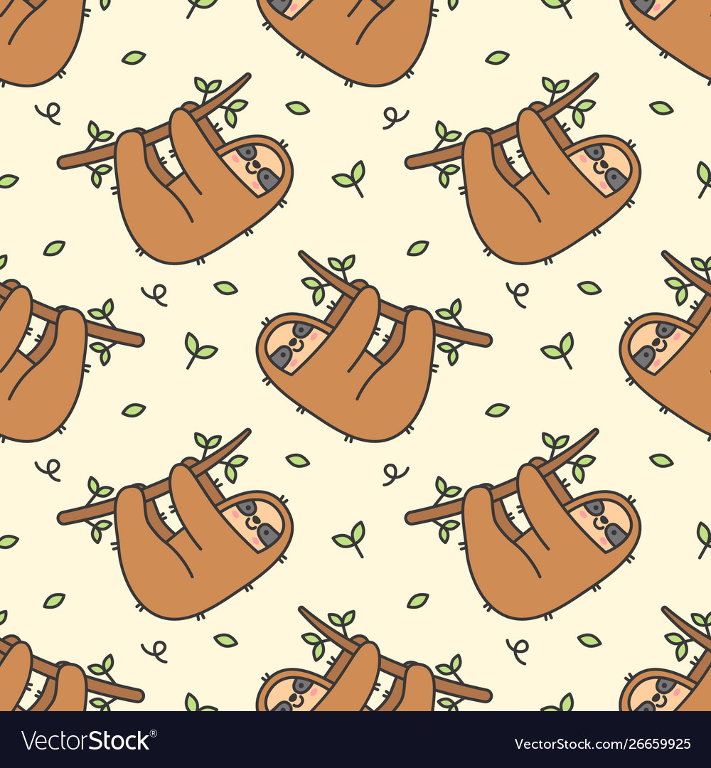 Kawaii Sloth Wallpapers