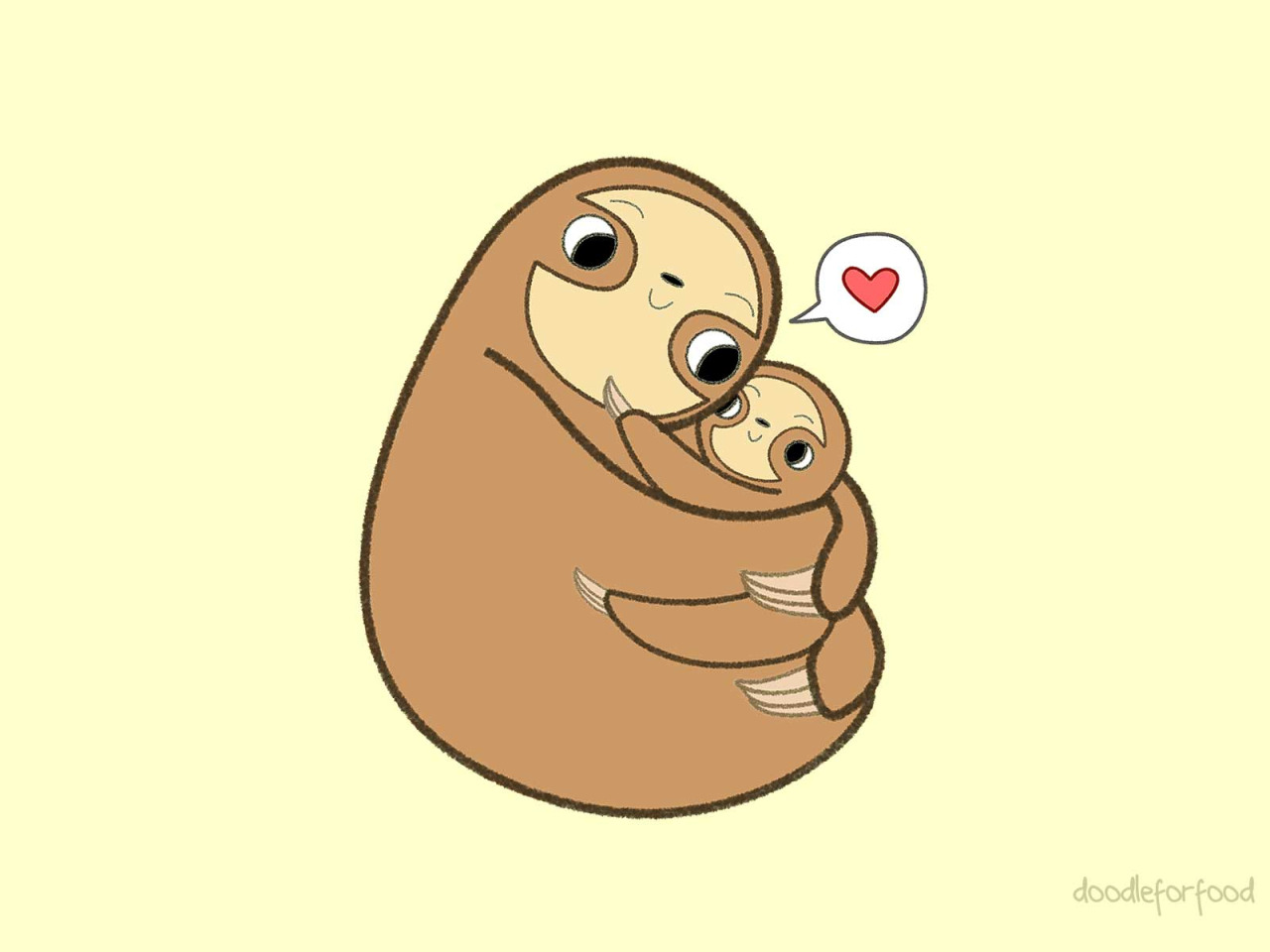 Kawaii Sloth Wallpapers