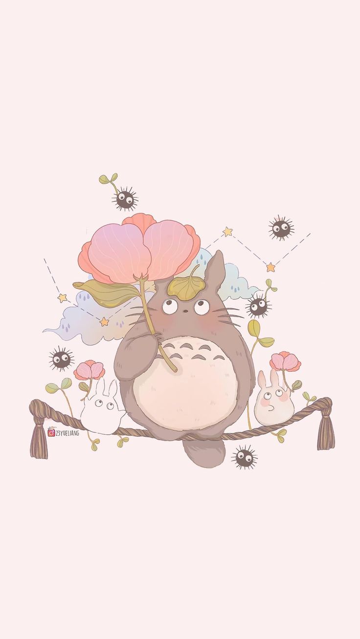 Kawaii Totoro Wallpapers