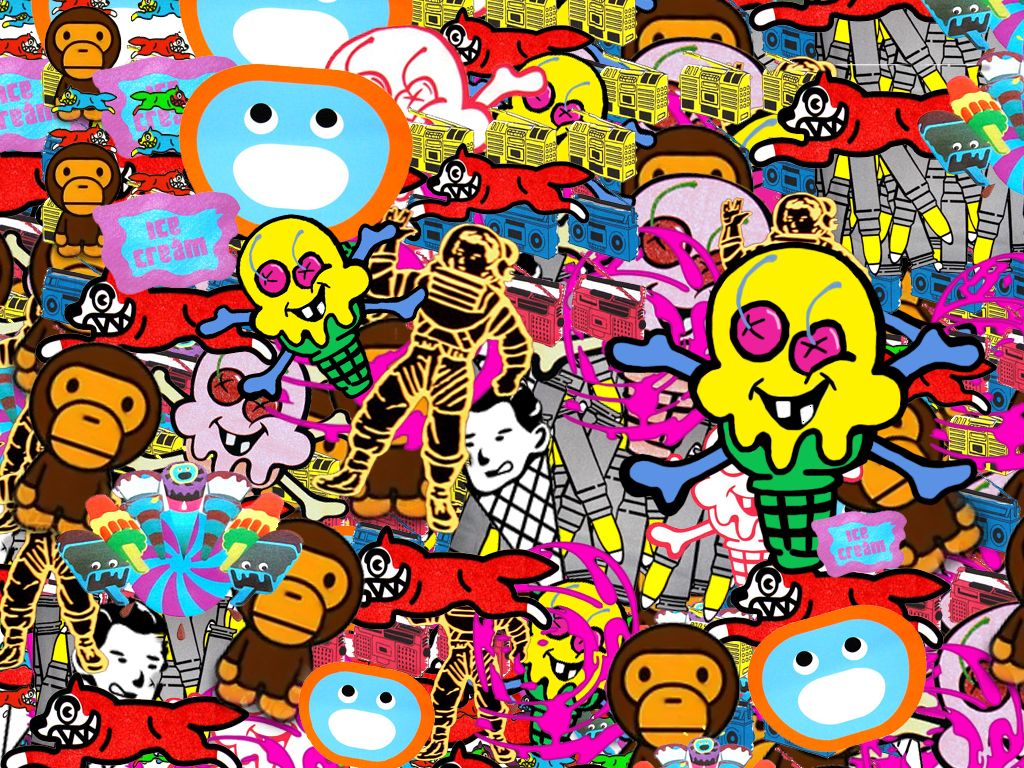 Kaws Bape Wallpapers