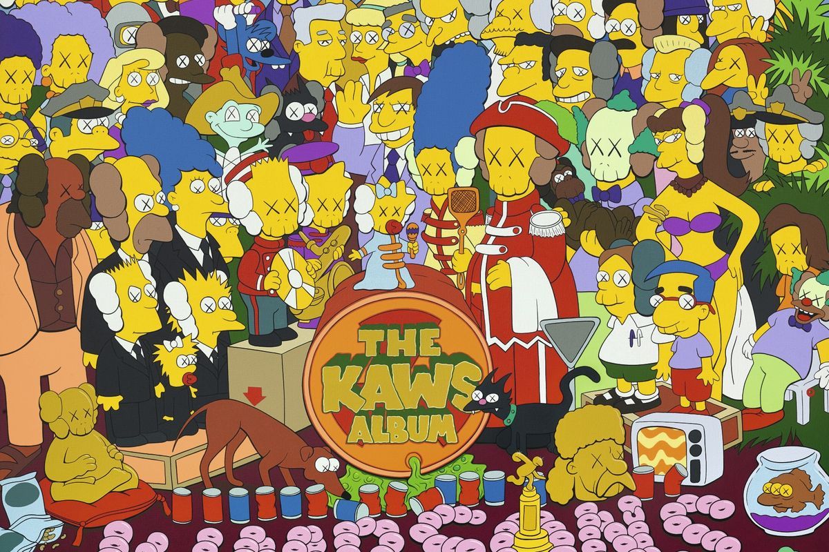 Kaws Simpsons Poster Wallpapers