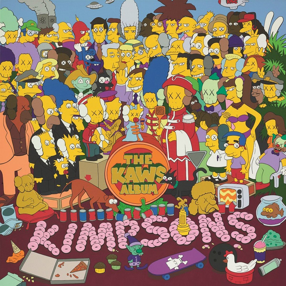 Kaws Simpsons Poster Wallpapers