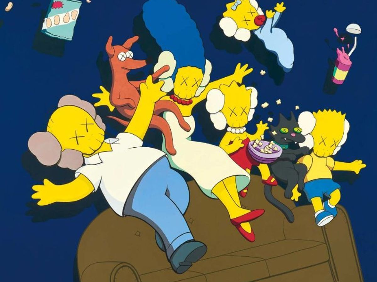 Kaws Simpsons Poster Wallpapers