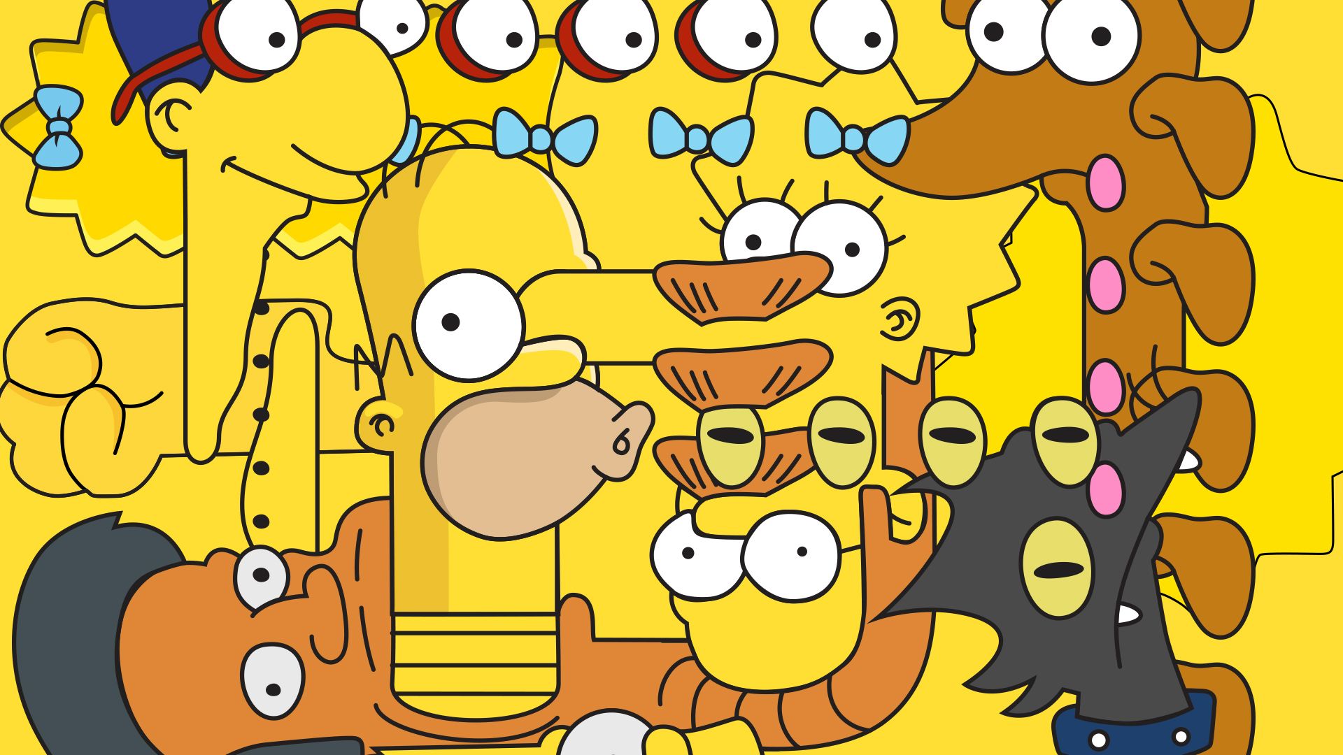 Kaws Simpsons Poster Wallpapers