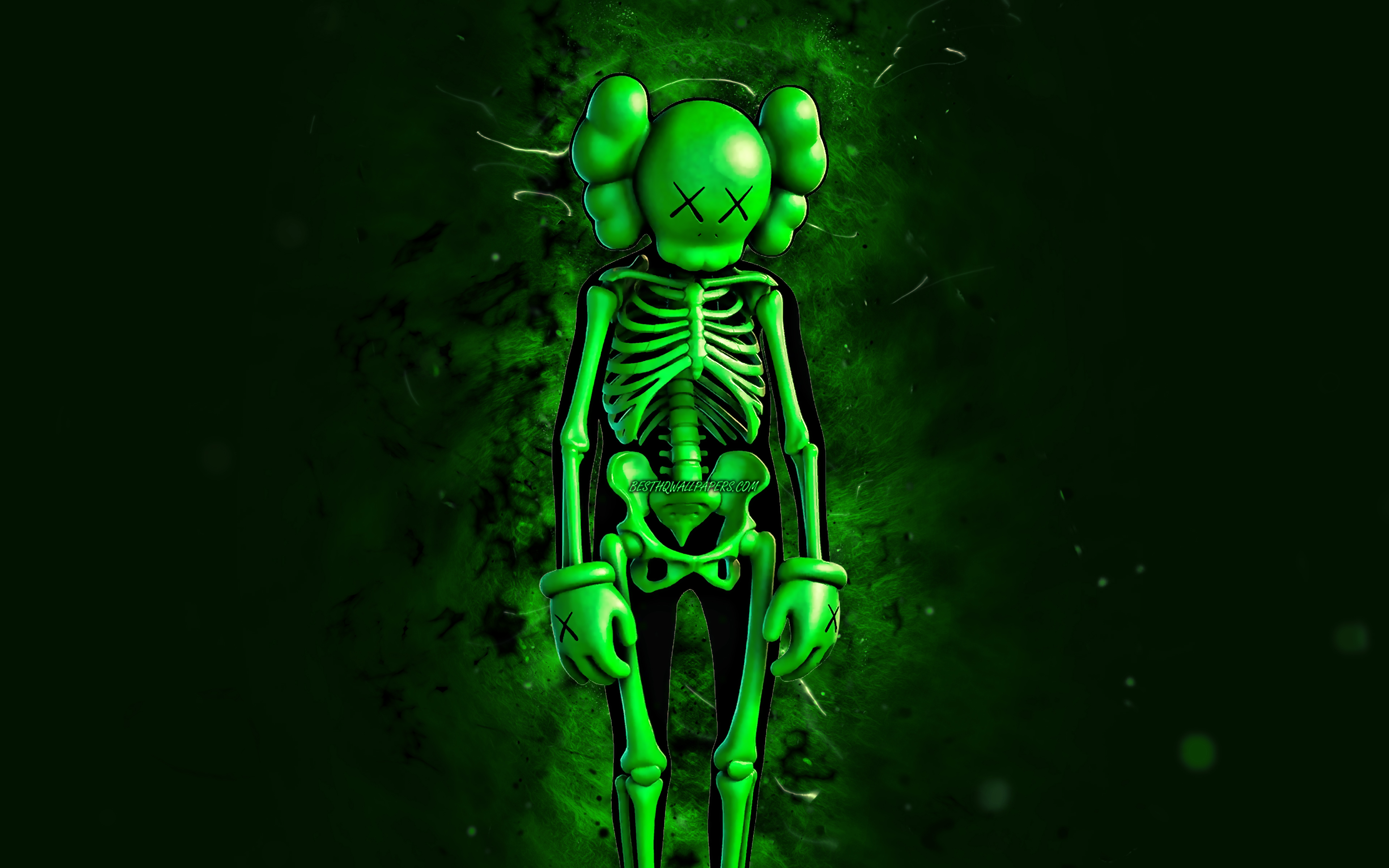 Kaws Skeleton Fortnite Wallpapers