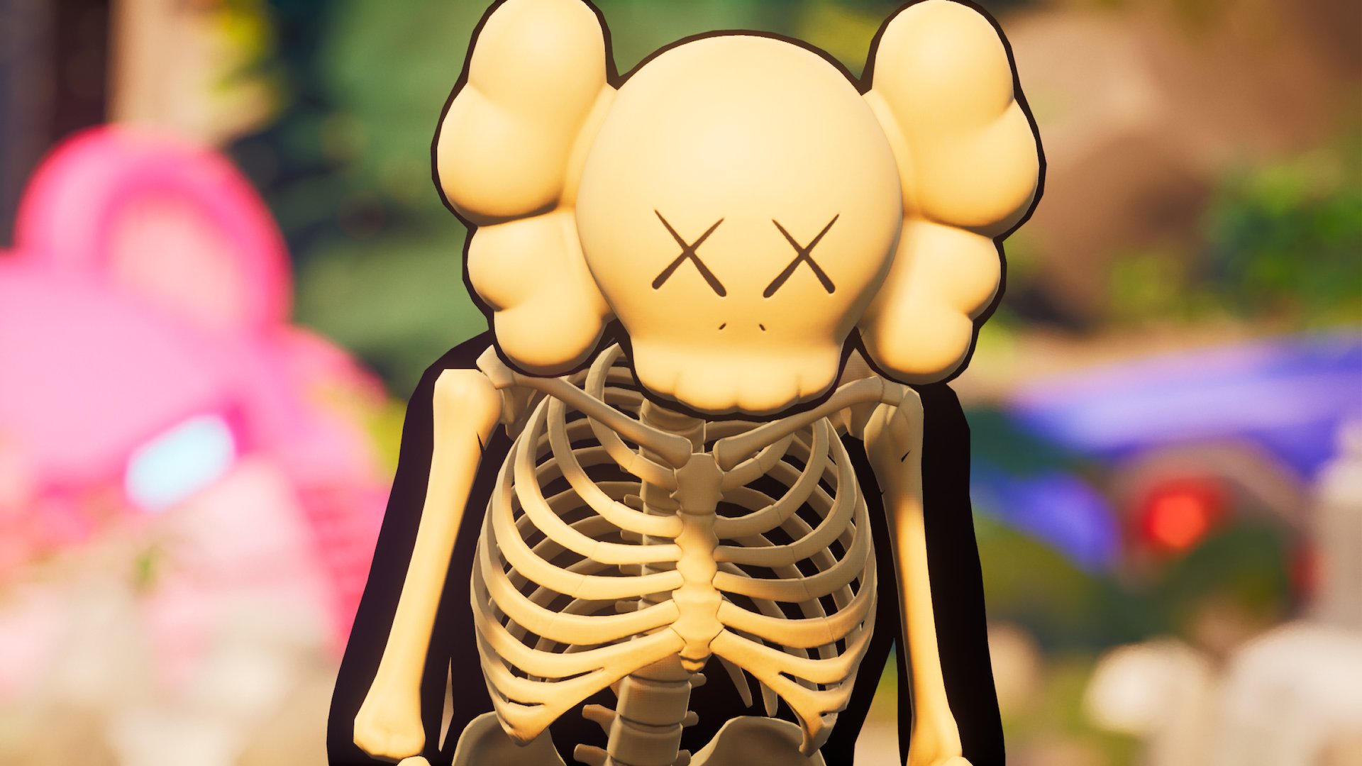 Kaws Skeleton Fortnite Wallpapers