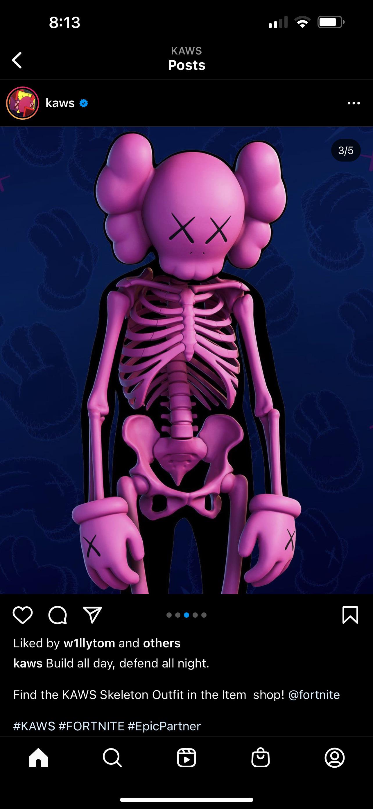 Kaws Skeleton Wallpapers