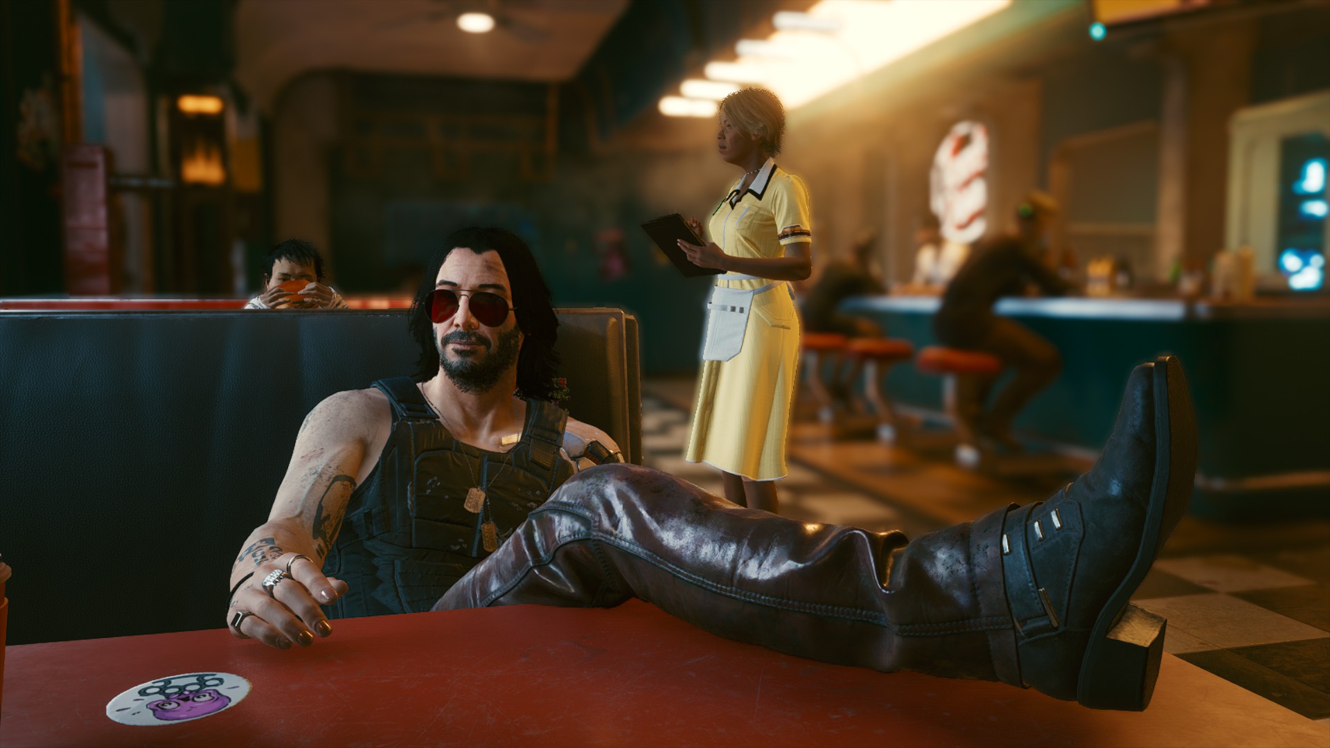 Keanu Reeves as Johnny Silverhand Cyberpunk 2077 Wallpapers