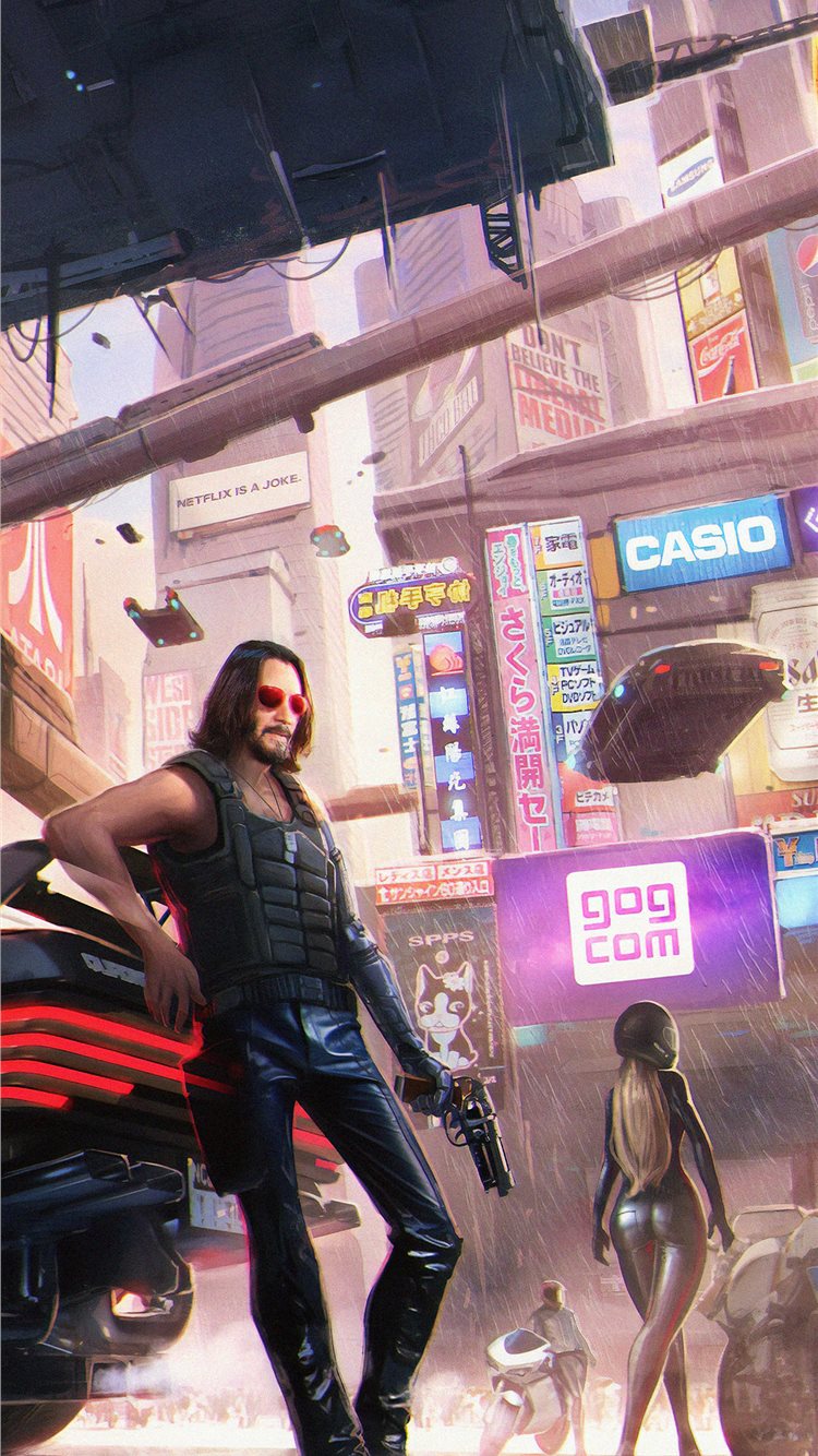 Keanu Reeves Cyberpunk 2077 Cyborg Wallpapers