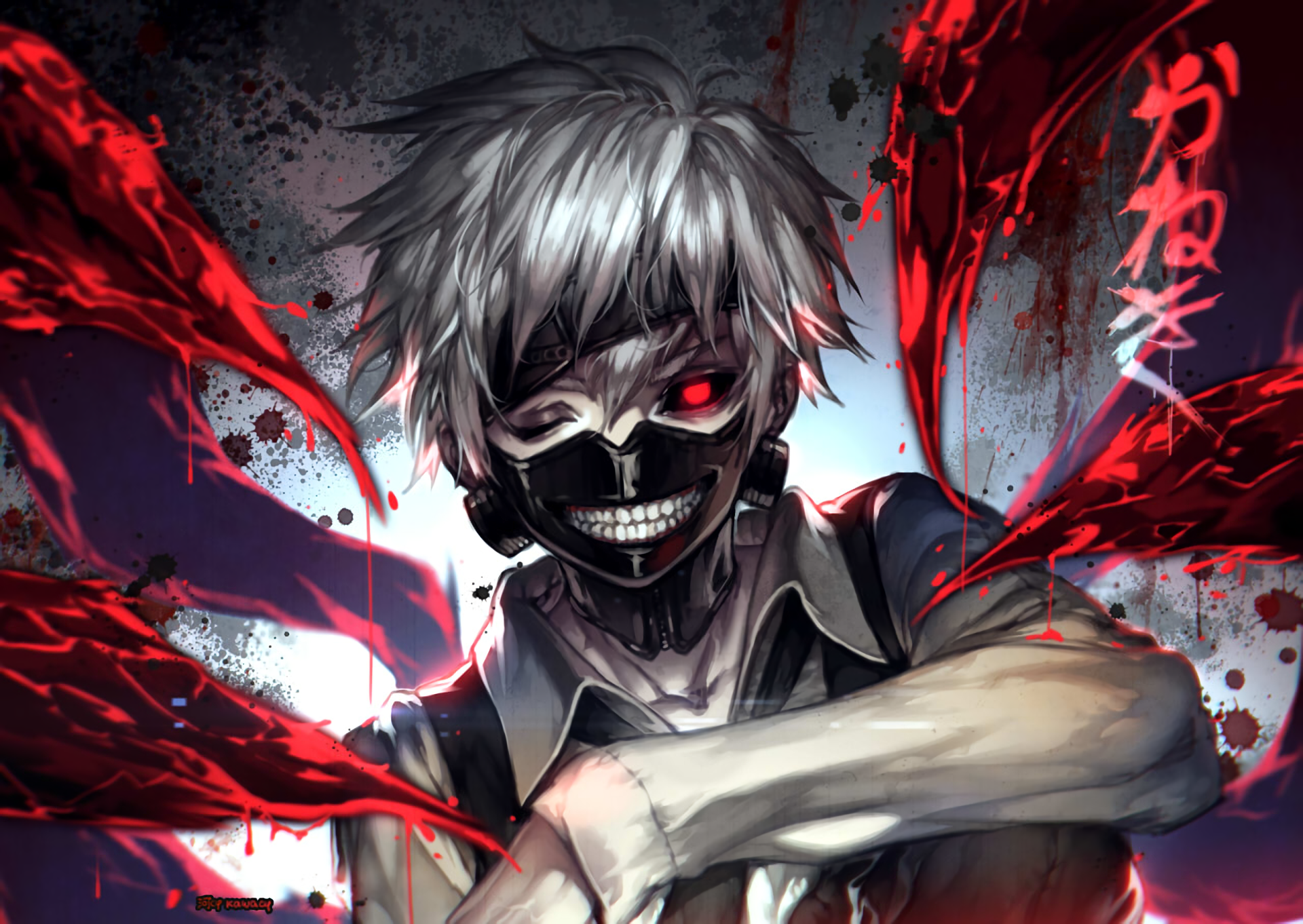 Ken Kaneki Art Tokyo Ghoul Wallpapers