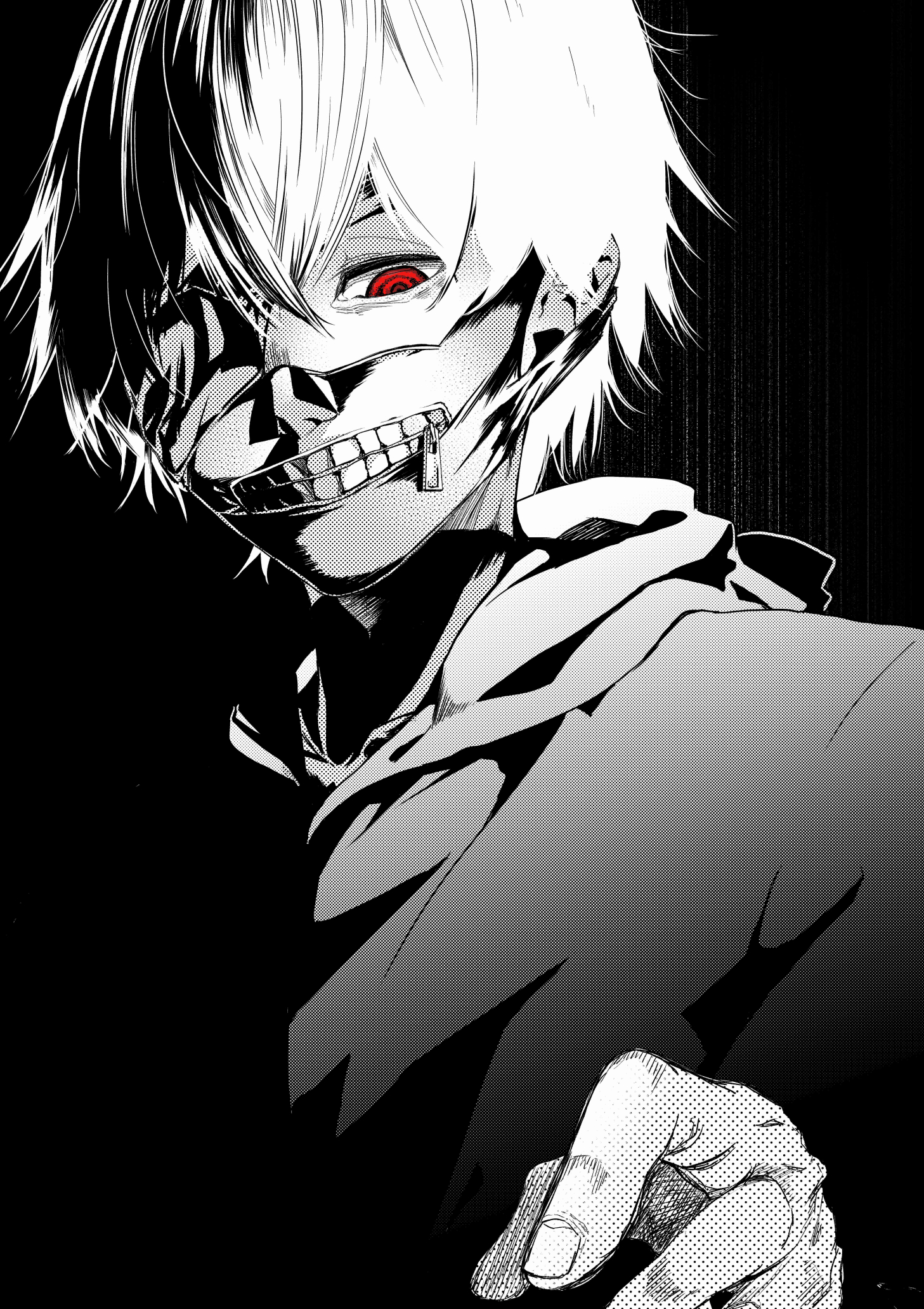 Ken Kaneki Black And White Wallpapers