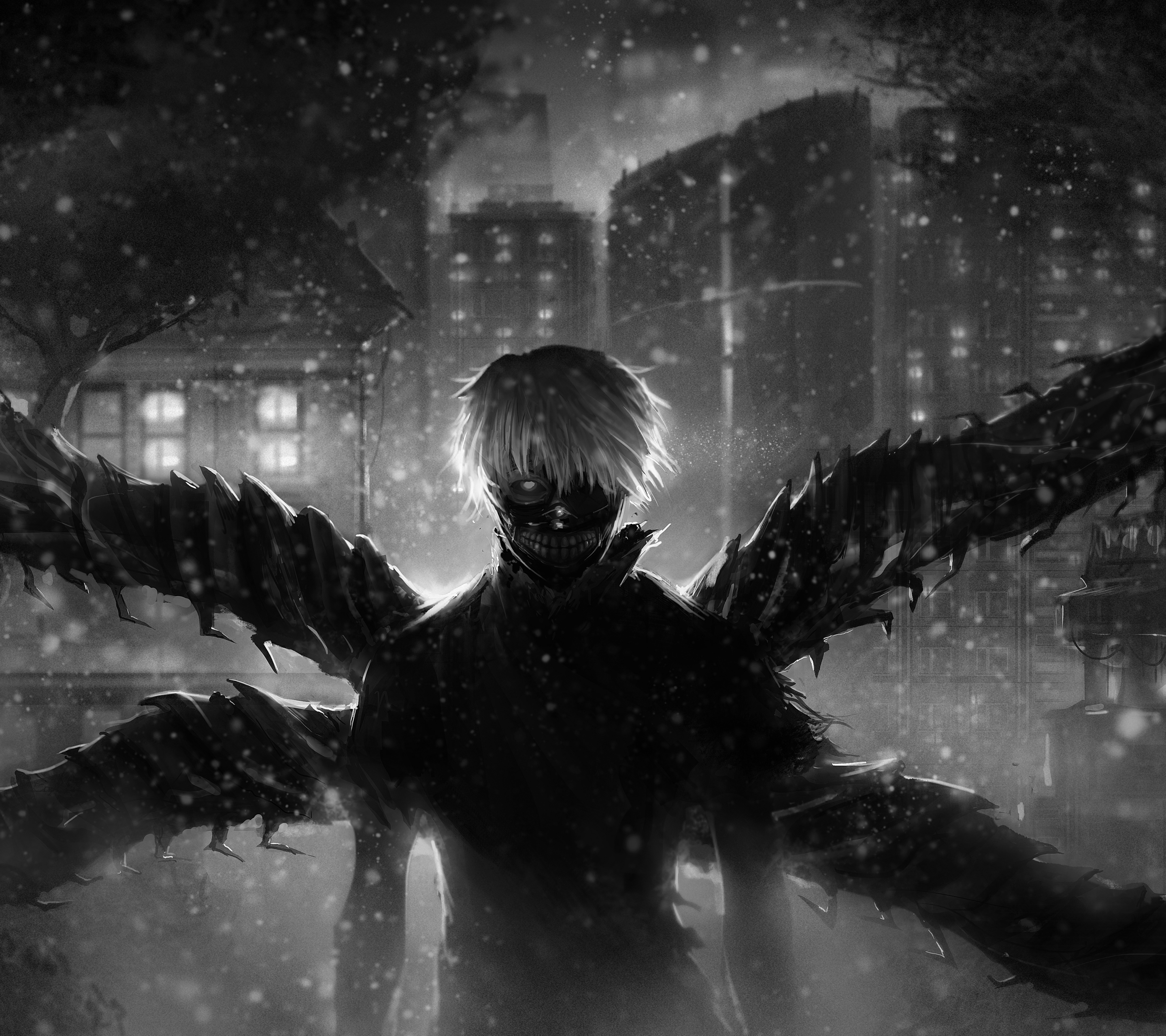 Ken Kaneki Black And White Wallpapers