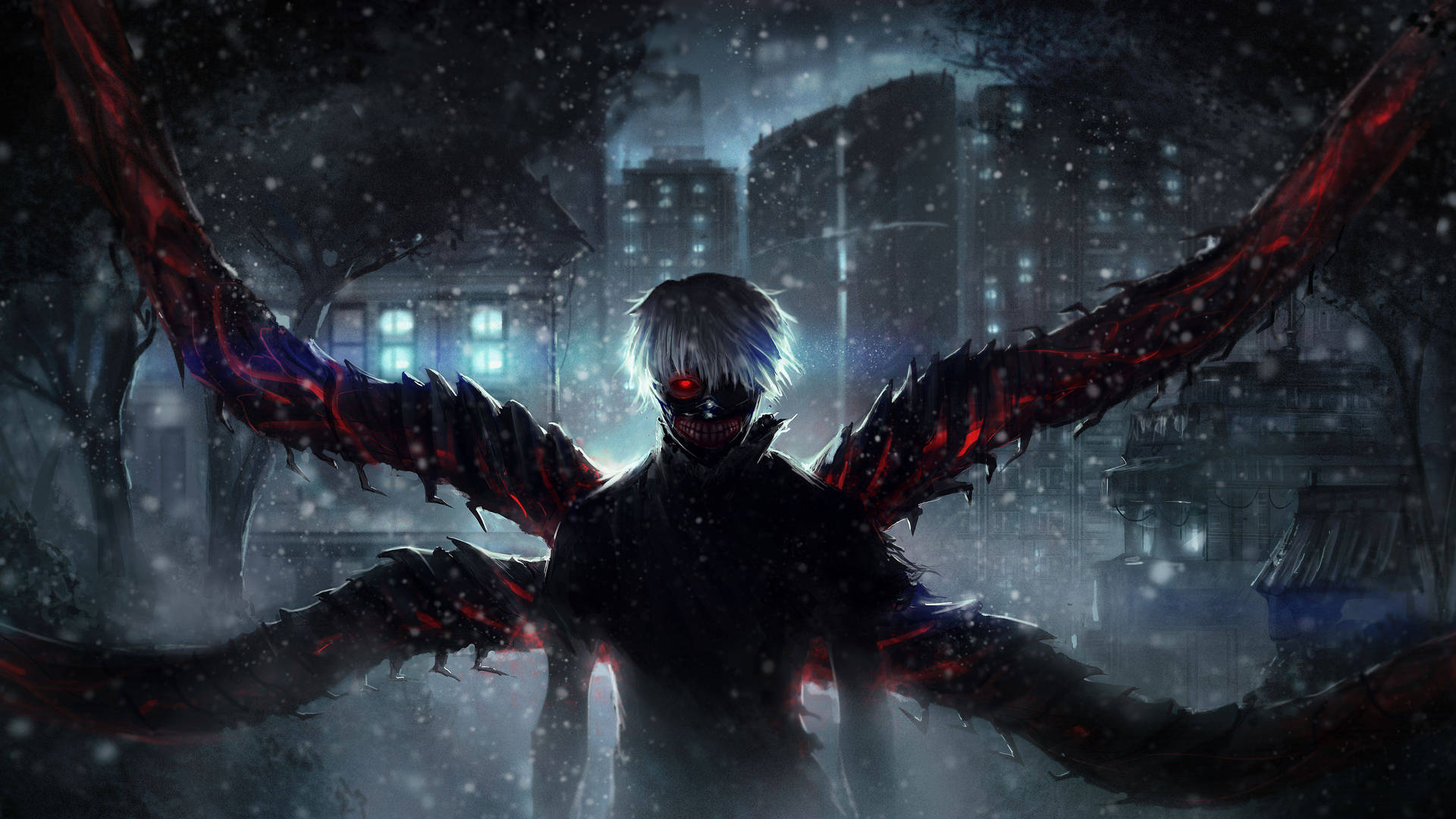 Ken Kaneki Fire Wings Wallpapers