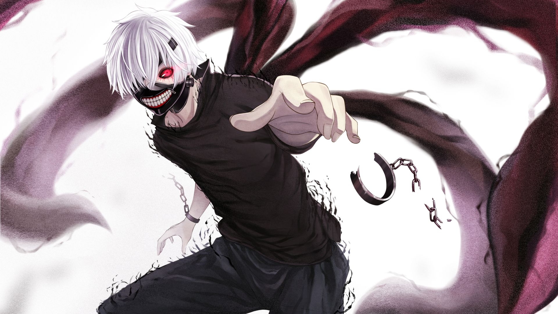 Ken Kaneki Fire Wings Wallpapers