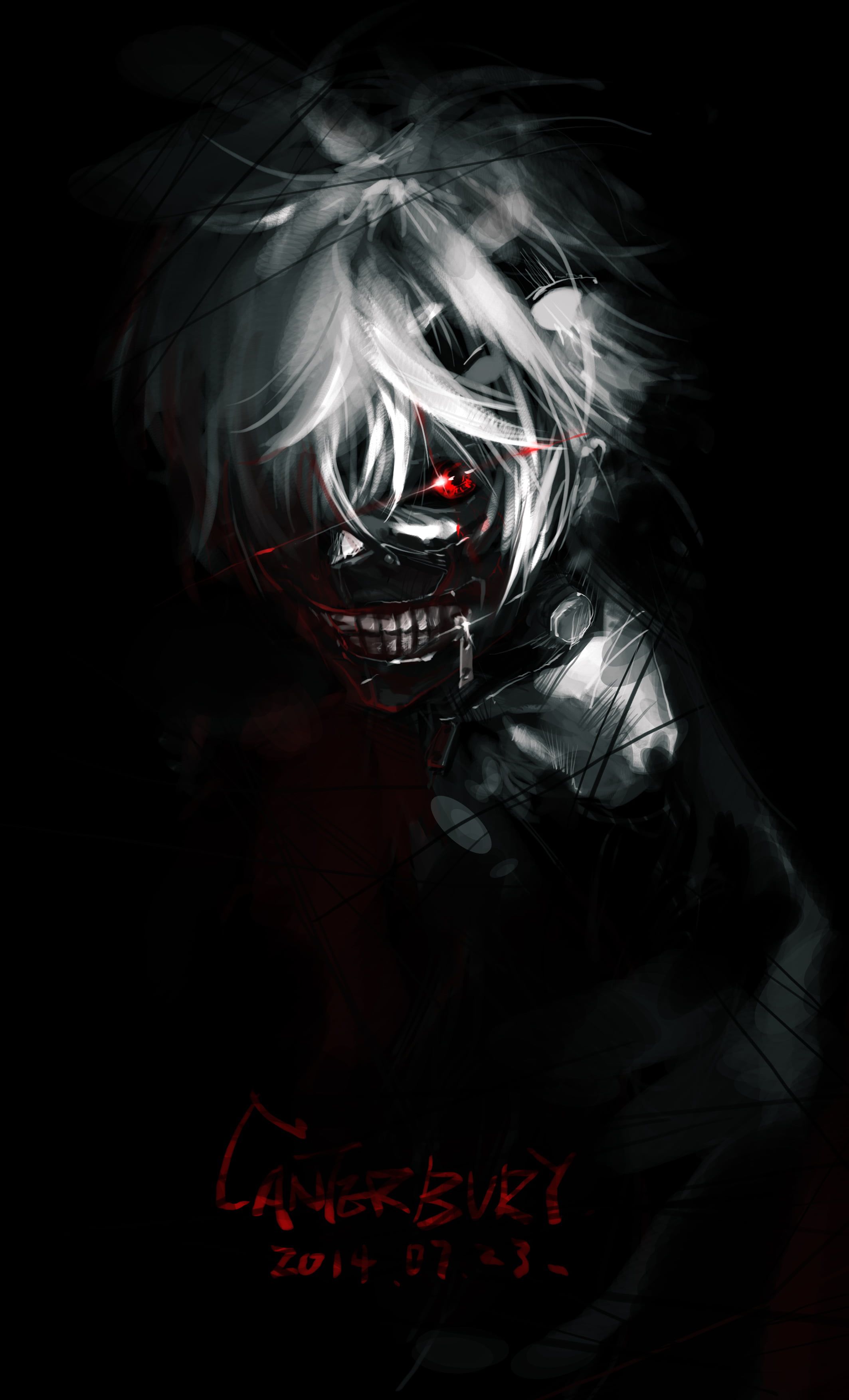 Ken Kaneki Tokyo Ghoul Art Wallpapers