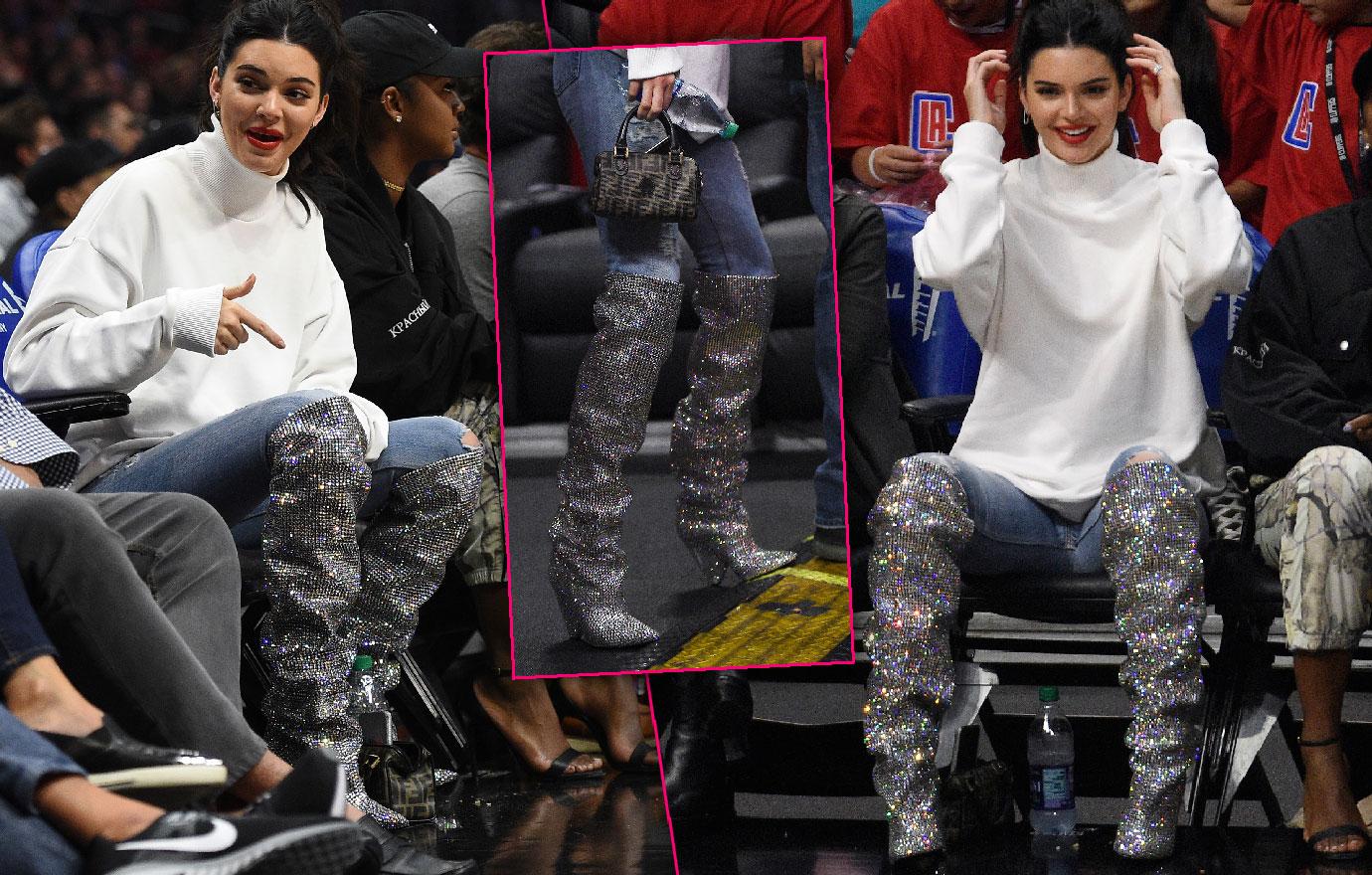 Kendall Jenner in Long Boots Wallpapers