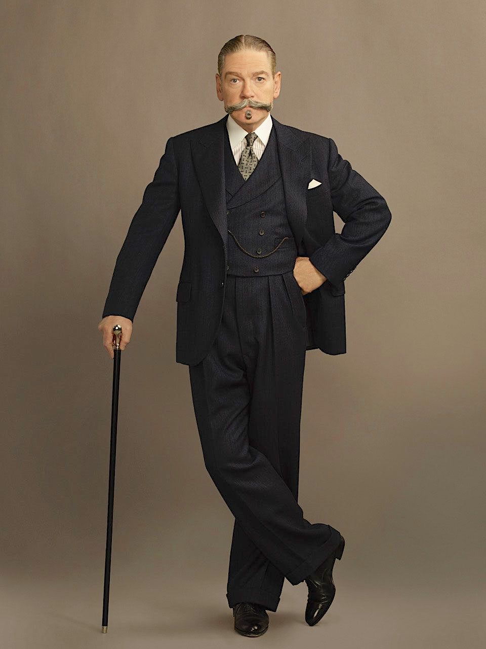 Kenneth Branagh As Hercule Poirot In Murder On The Orient Express Wallpapers