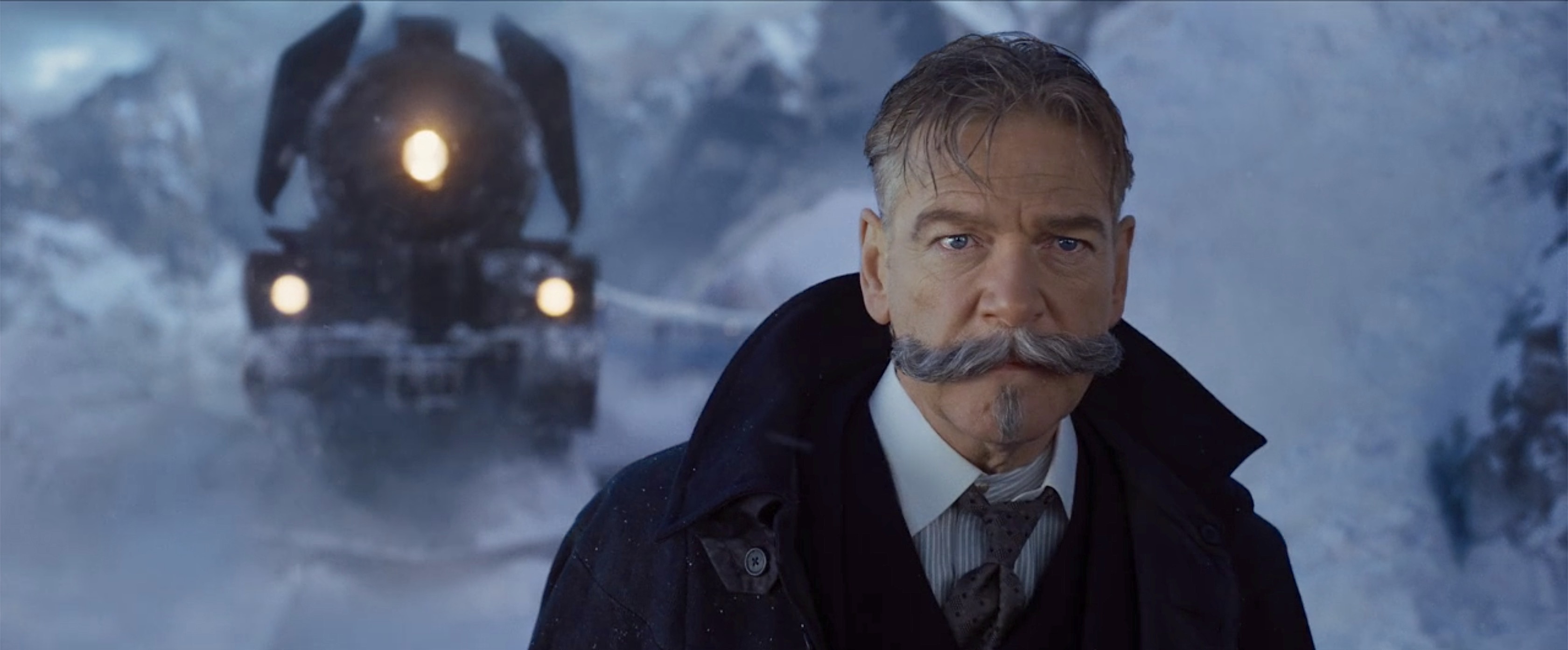 Kenneth Branagh As Hercule Poirot In Murder On The Orient Express Wallpapers