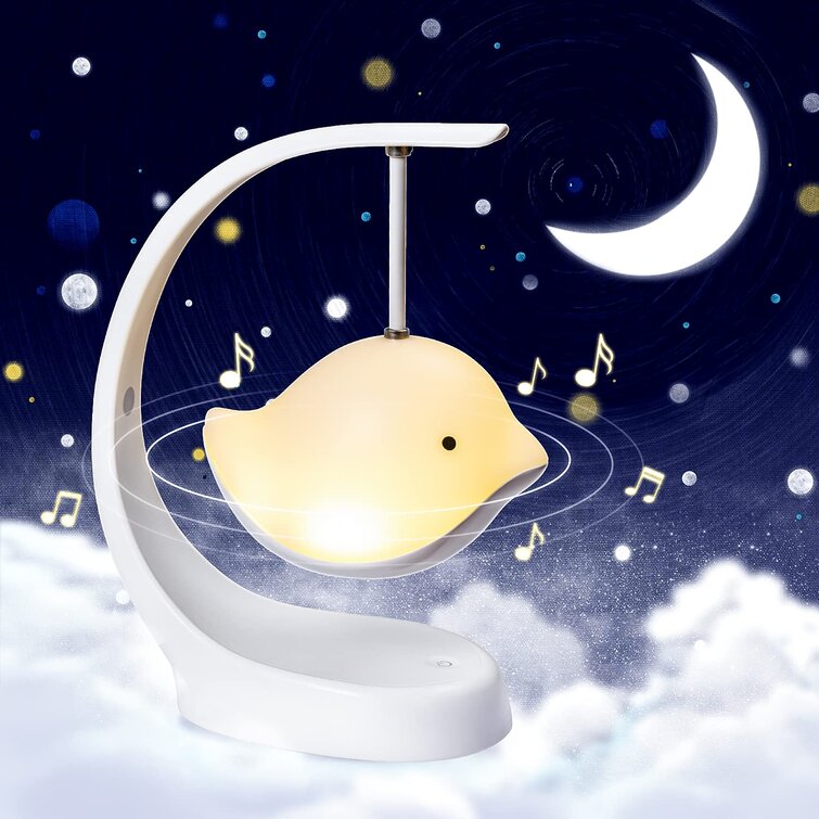 Kid Near Colorful Circle Moon Wallpapers