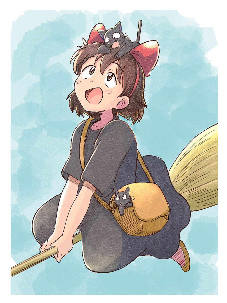 Kiki  And Jiji In Kikis Delivery Service Wallpapers