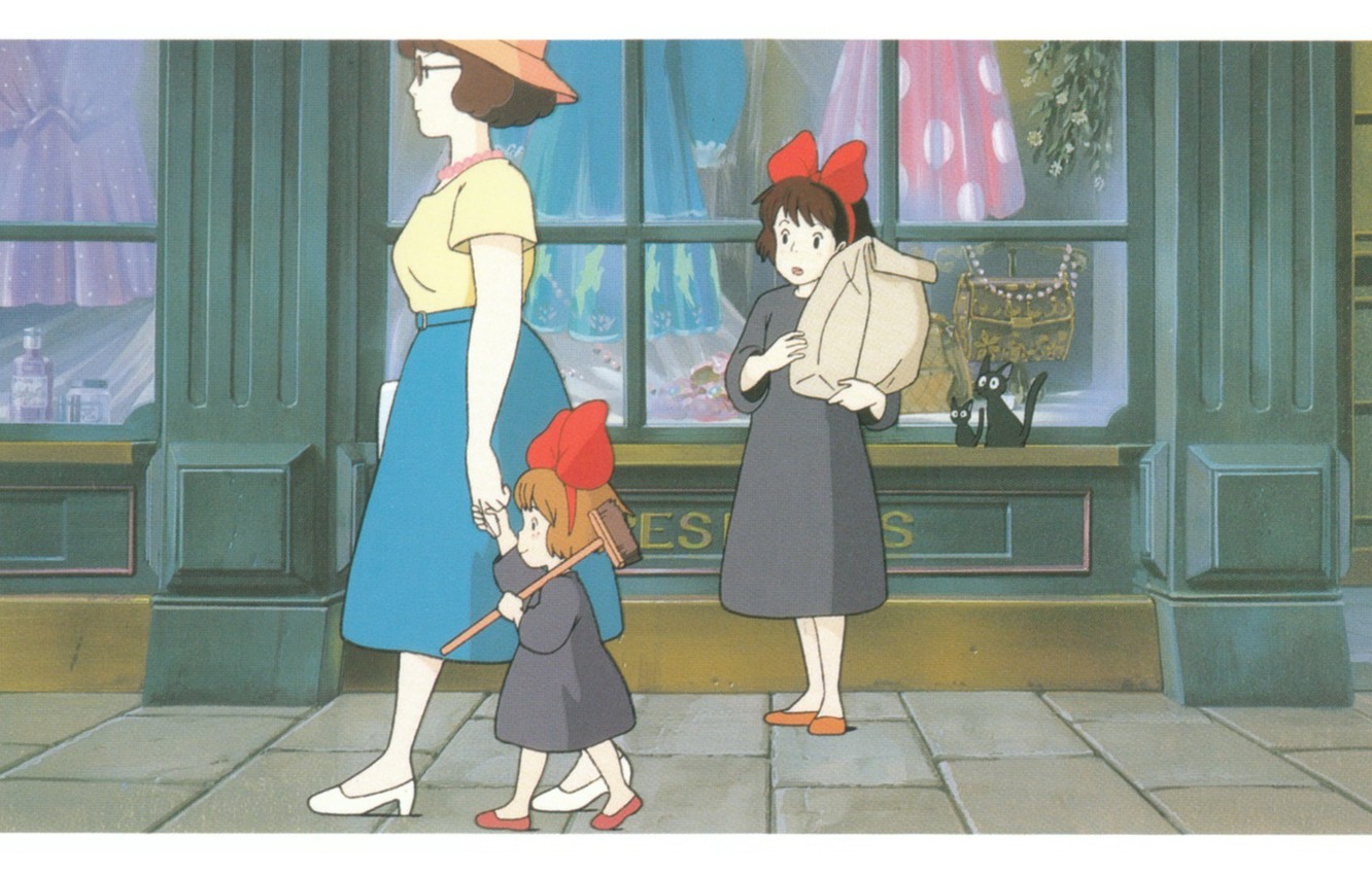 Kiki  And Jiji In Kikis Delivery Service Wallpapers