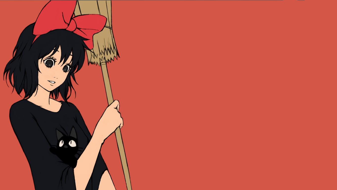 Kiki  And Jiji In Kikis Delivery Service Wallpapers