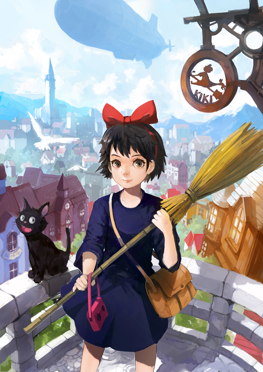 Kiki  And Jiji In Kikis Delivery Service Wallpapers