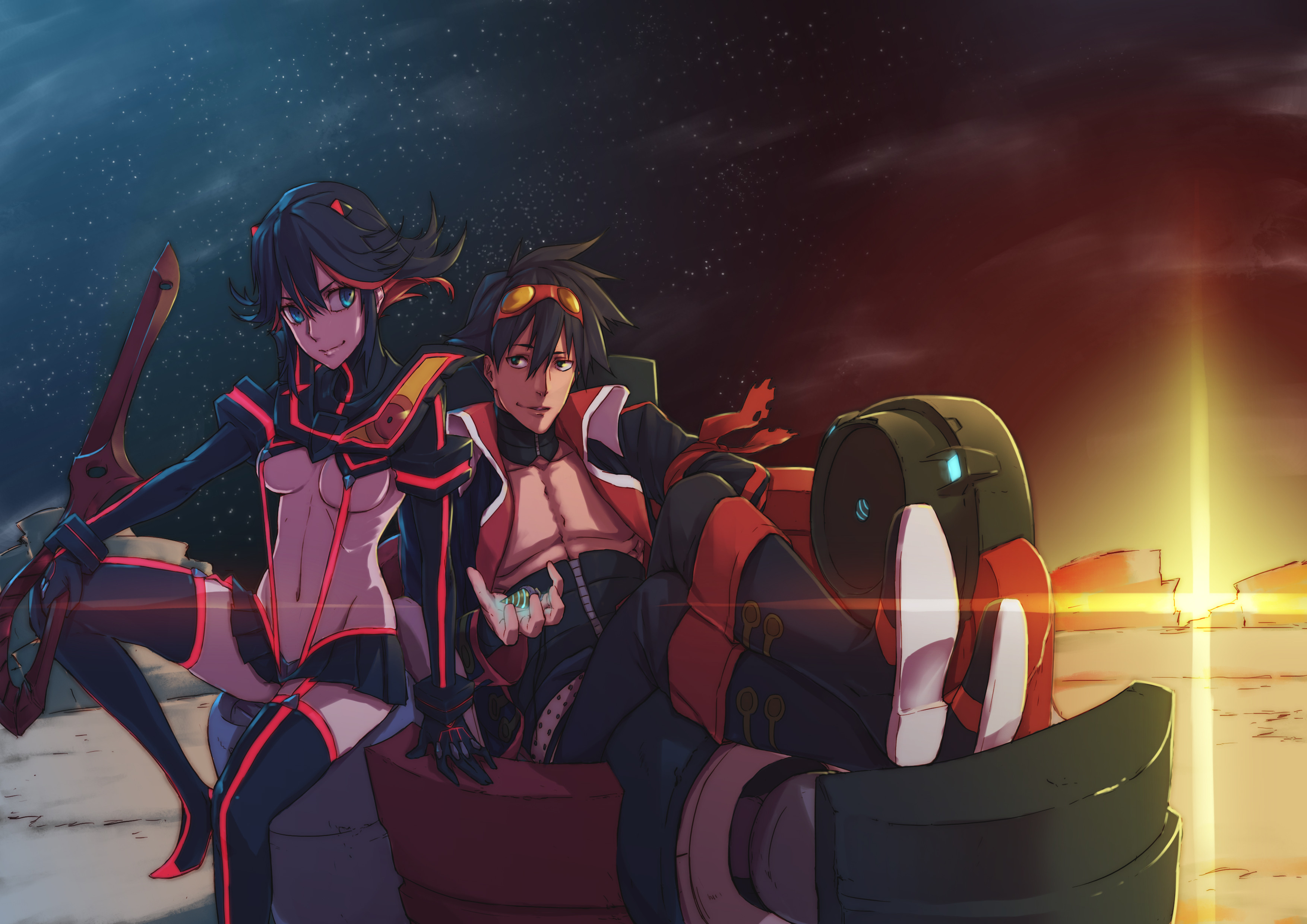 Kill La Kill Vs Gurren Lagann Wallpapers