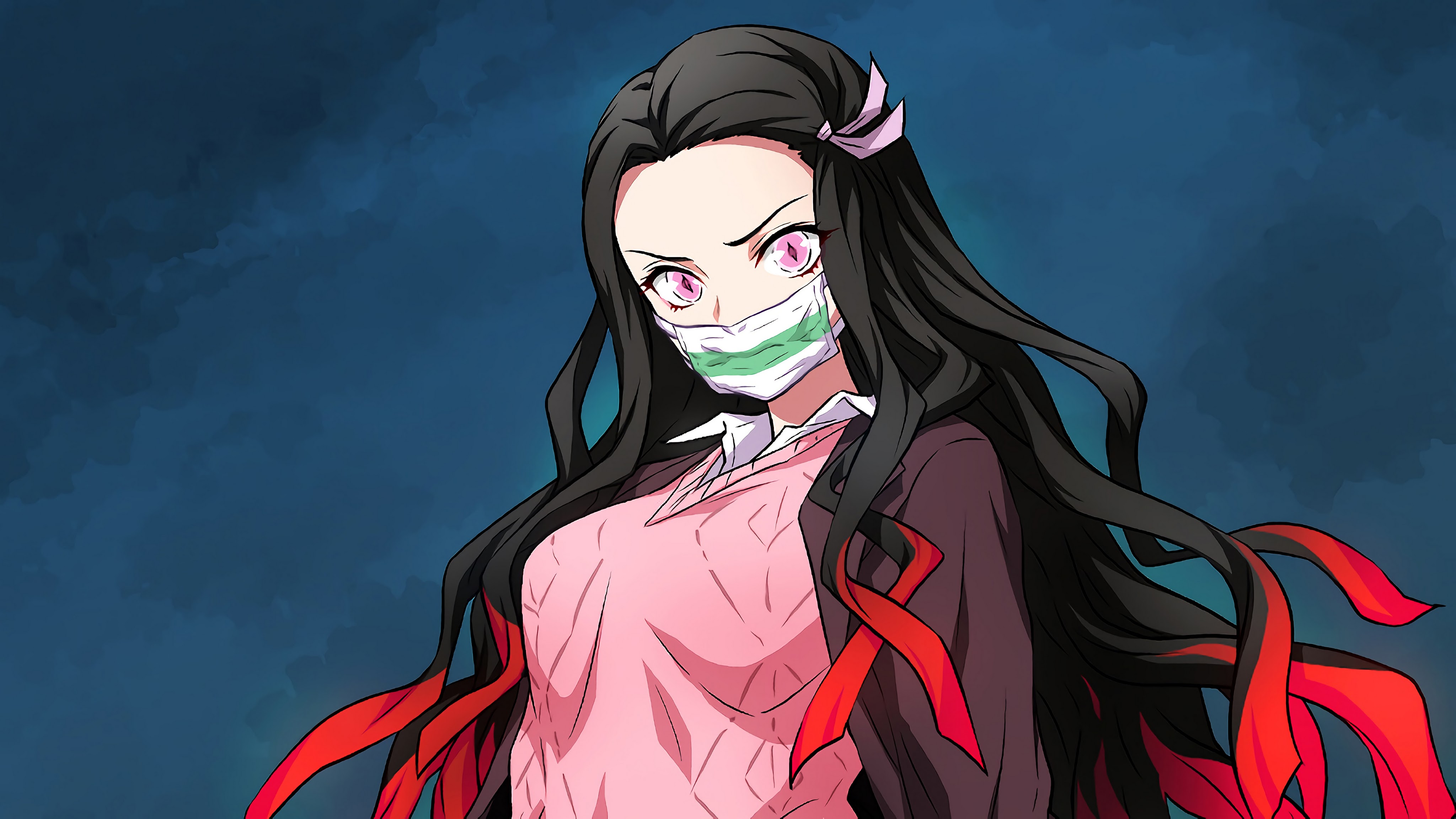 Kimetsu No Yaiba Art Nezuko Kamado Wallpapers