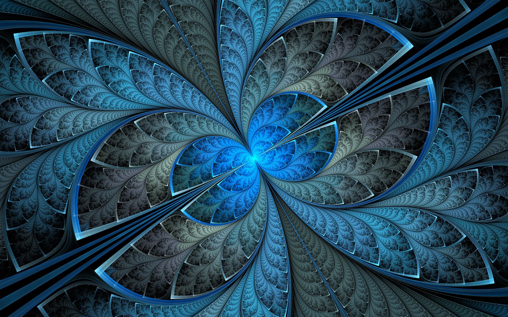 Kind Of Blue Fractal Wallpapers