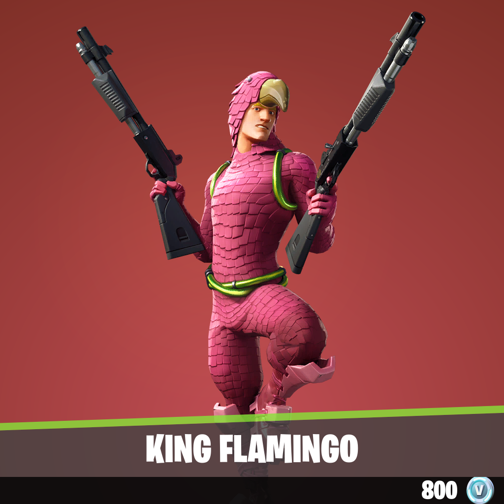 King Flamingo Fortnite Wallpapers