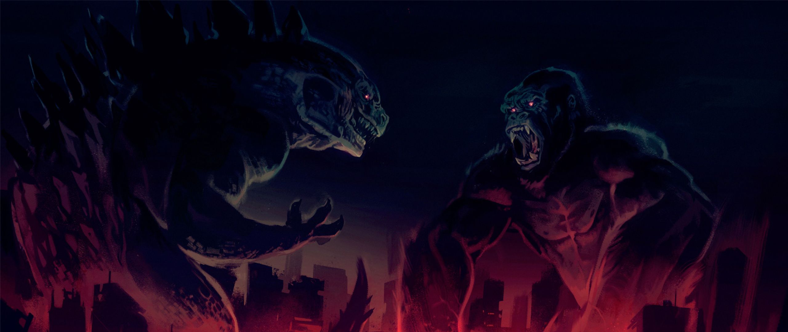 King Kong Vs Godzilla Artwork Wallpapers