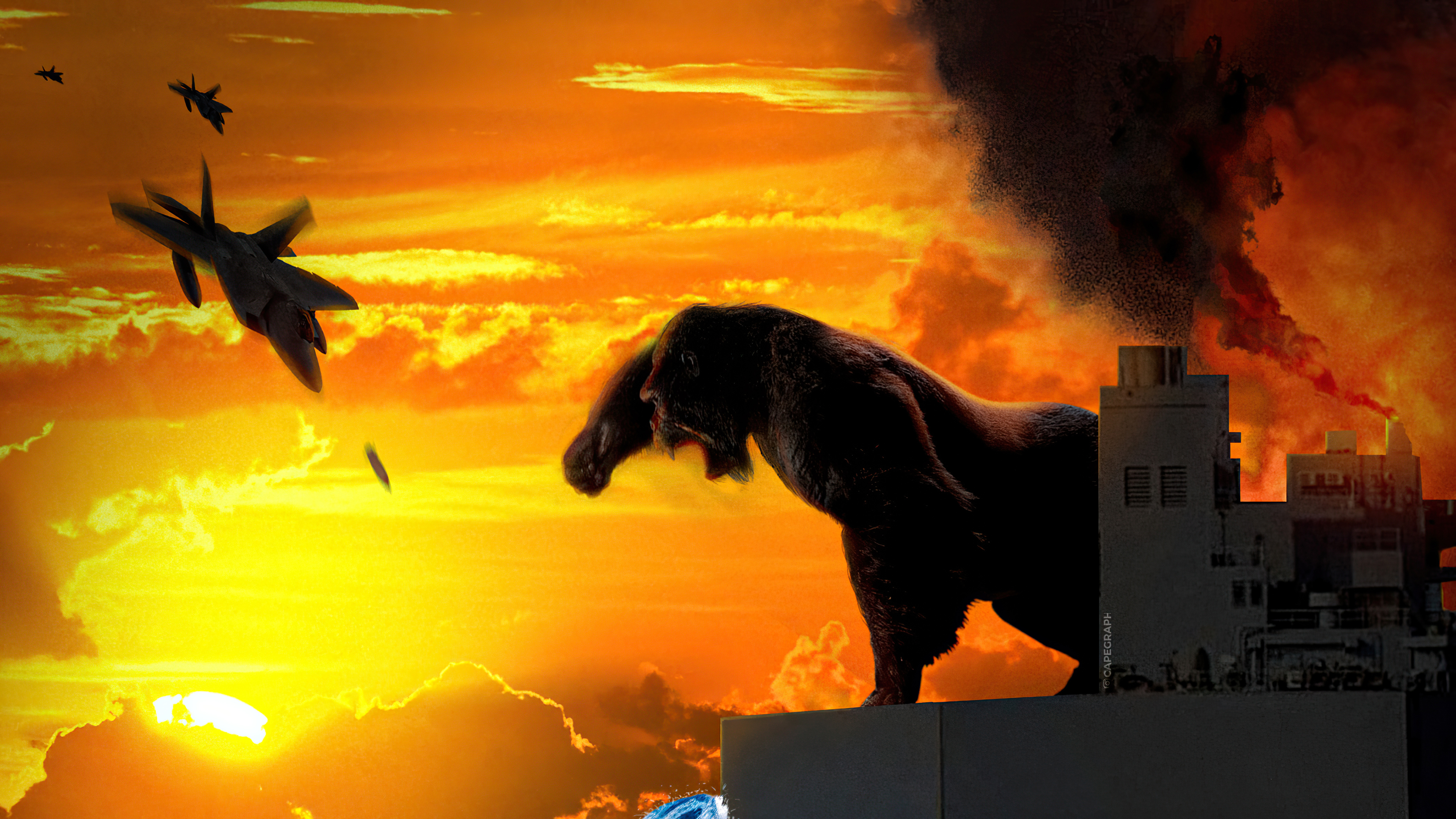 King Kong Vs Godzilla Artwork Wallpapers