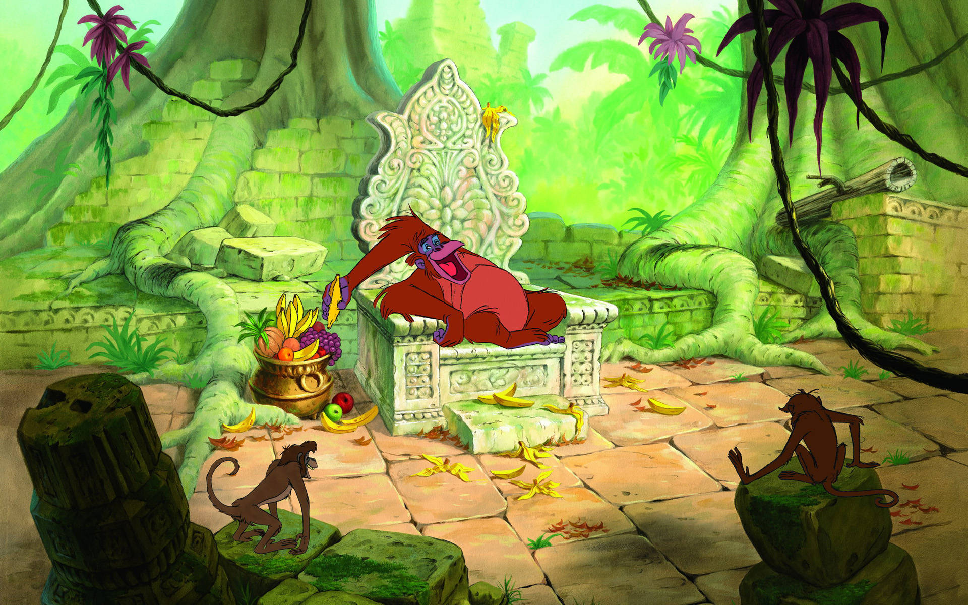 King Louie &Amp; Mowgli Jungle Book Wallpapers