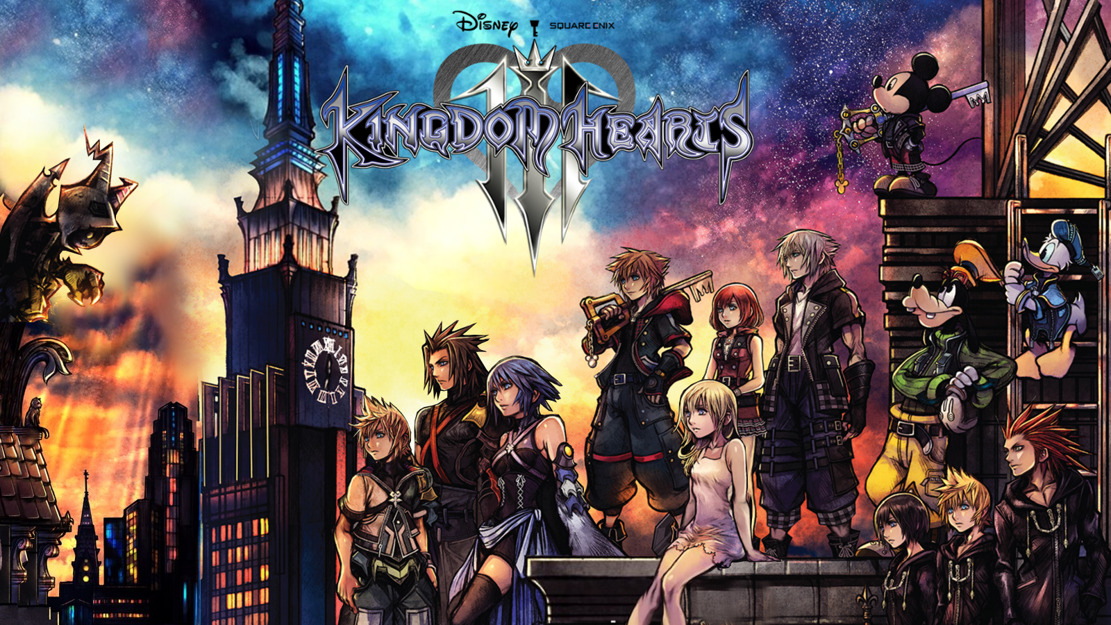 Kingdom Hearts 3 Cover Art Wallpapers