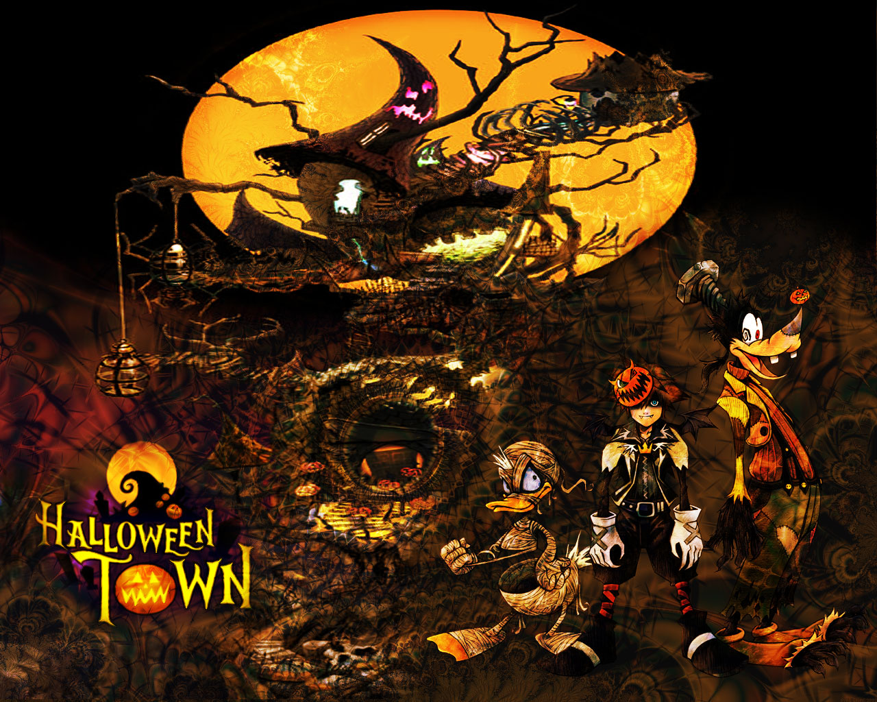 Kingdom Hearts Halloween Wallpapers