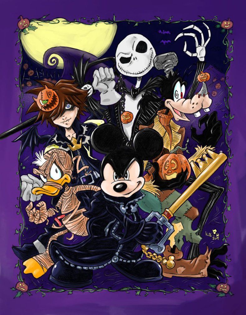 Kingdom Hearts Halloween Wallpapers